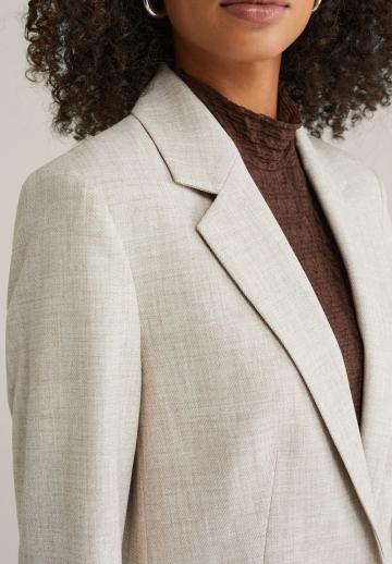 Длинный блейзер