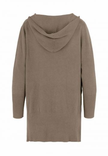 Пуловер с капюшоном