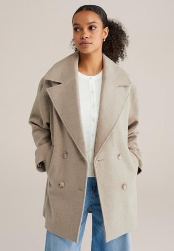 Шерстяное пальто