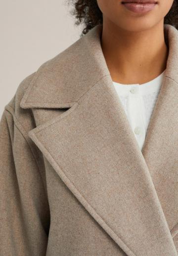 Шерстяное пальто