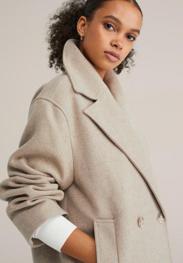 Шерстяное пальто