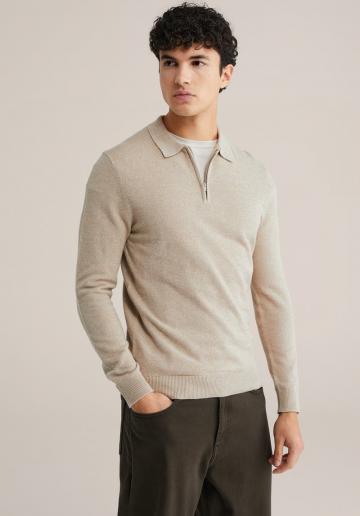 Поло с длинным рукавом