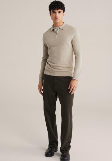 Поло с длинным рукавом