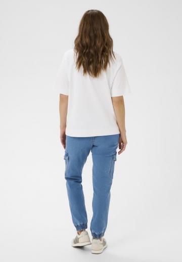 Брюки с накладными карманами