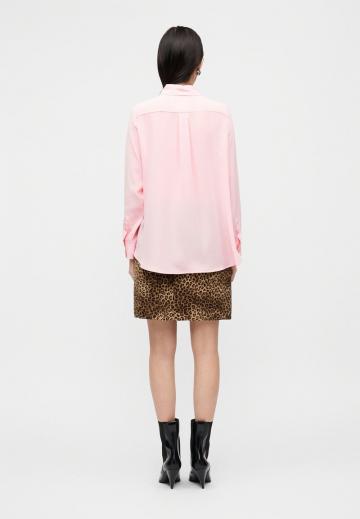 Атласная блузка