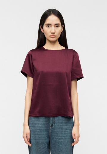 Атласная блузка