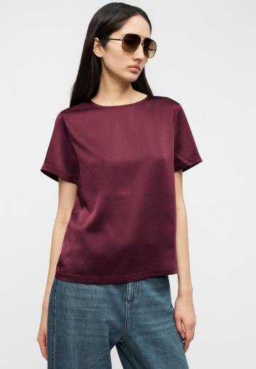 Атласная блузка