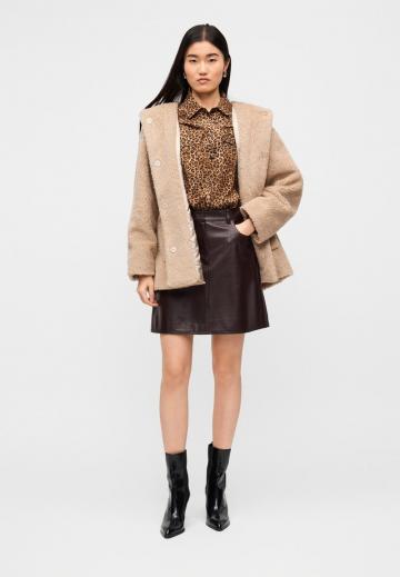 Кожаная юбка