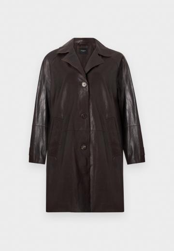 Кожаное пальто