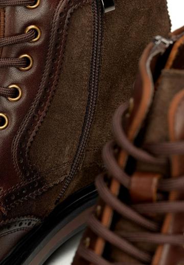 Ботинки на шнуровке