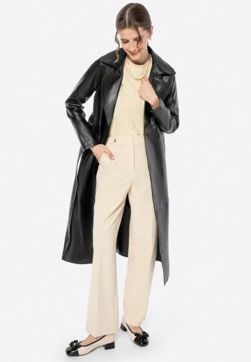 Кожаное пальто