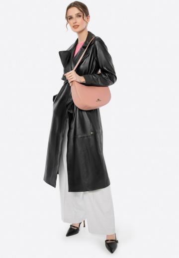 Кожаное пальто