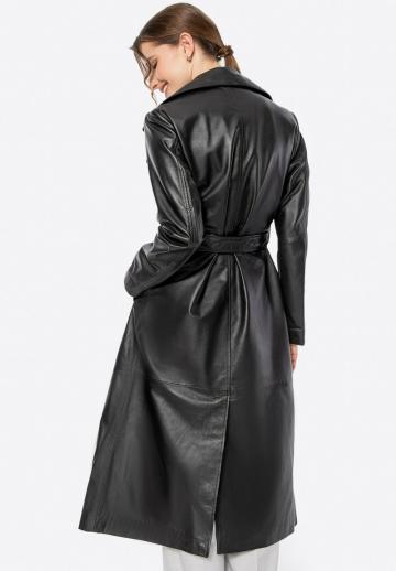 Кожаное пальто