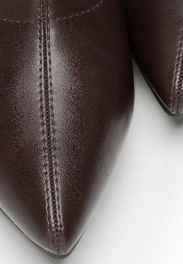 Полусапожки на высоком каблуке