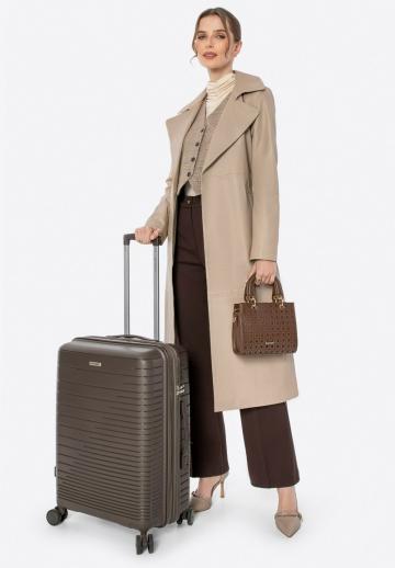 Кожаное пальто