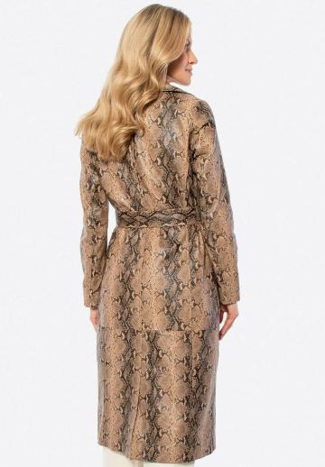 Кожаное пальто