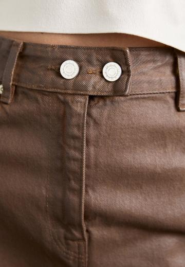 Юбка с накладными карманами