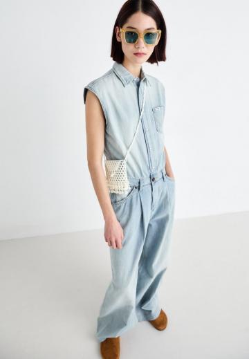 Джинсовая жилетка