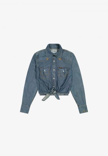 Джинсовая блузка