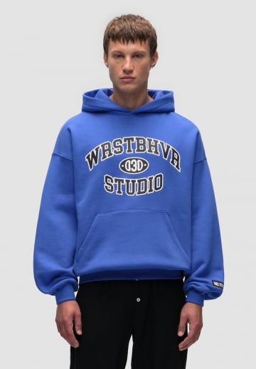 Пуловер с капюшоном