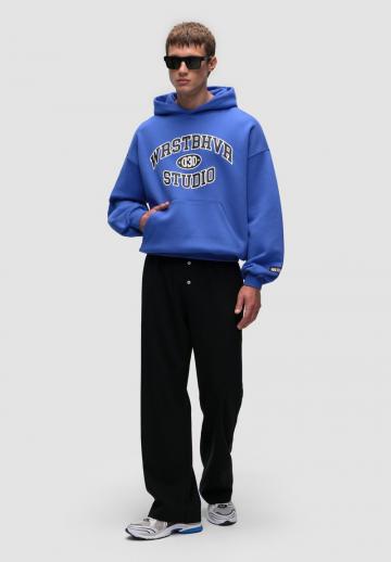 Пуловер с капюшоном