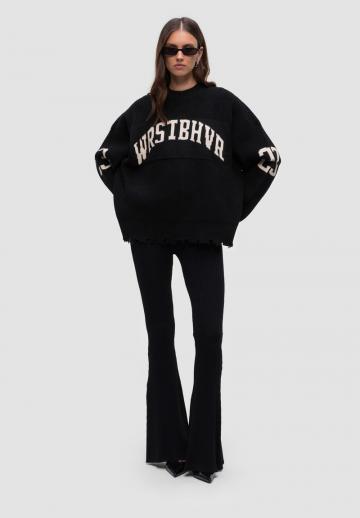 Длинный пуловер