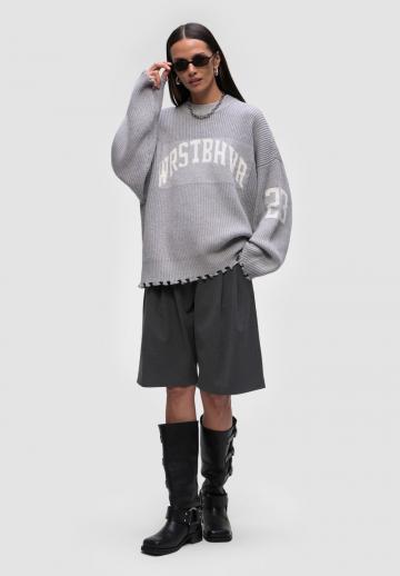 Длинный пуловер