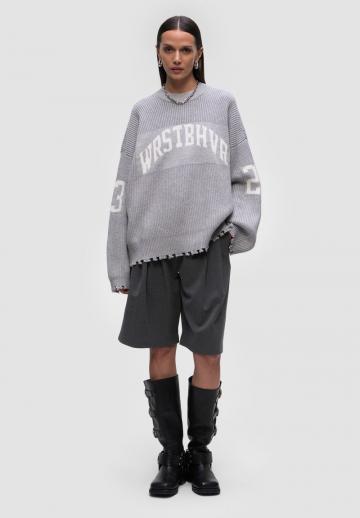 Длинный пуловер