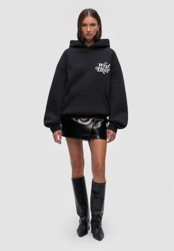 Пуловер с капюшоном