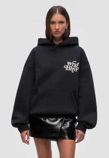 Пуловер с капюшоном