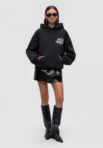 Пуловер с капюшоном