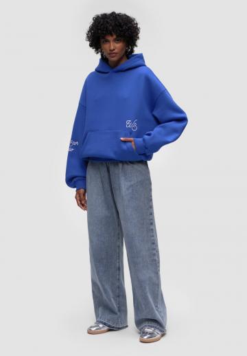 Пуловер с капюшоном