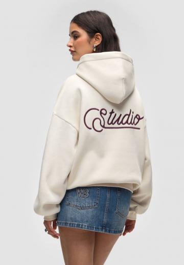 Пуловер с капюшоном