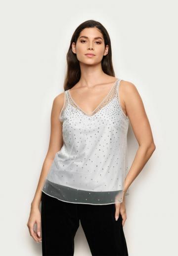 Блузка без рукавов