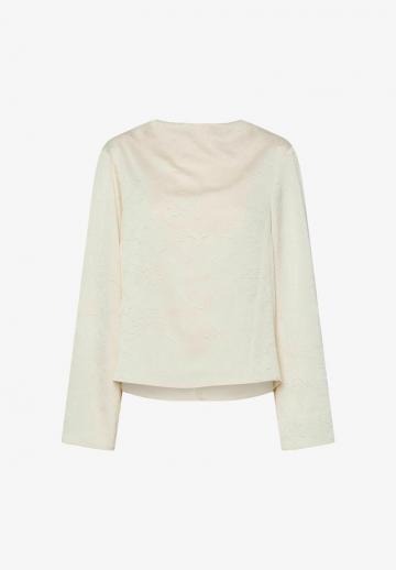 Атласная блузка