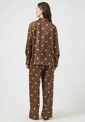 Атласная блузка