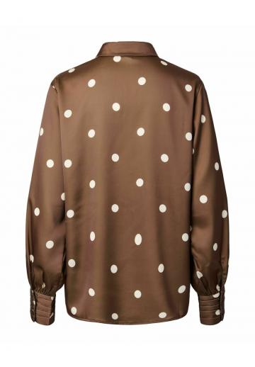 Атласная блузка