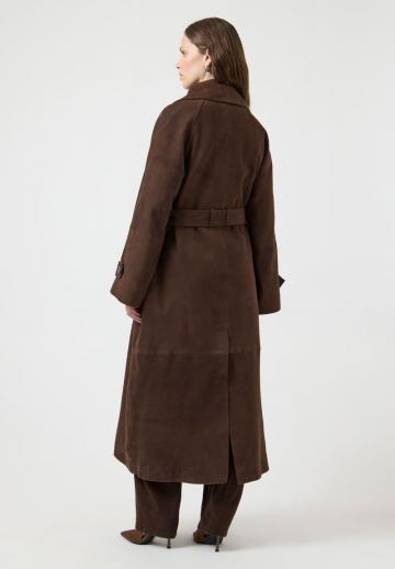 Кожаное пальто