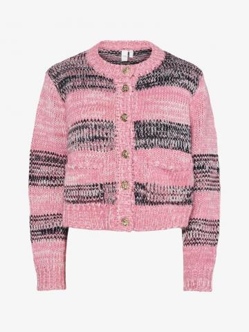 Жаккардовая вязаная кофта