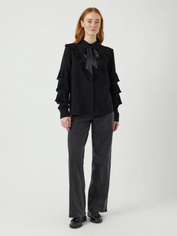 Атласная блузка