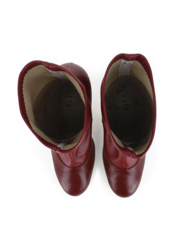 Полусапожки на высоком каблуке