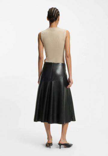Кожаная юбка