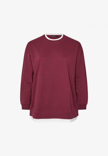 Пуловер в полоску