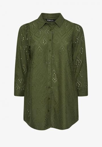 Длинная блузка