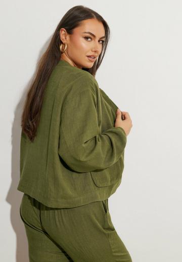 Куртка с накладнымит карманами