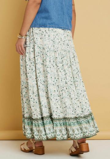 Юбка с воланами