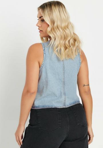 Джинсовая жилетка