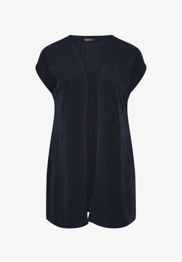 Длинный жилет