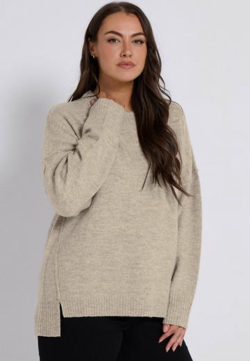 Длинный пуловер