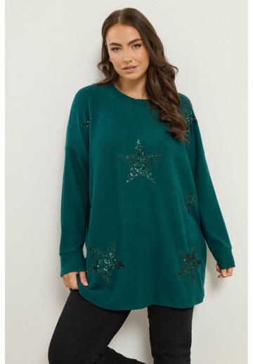 Длинный пуловер